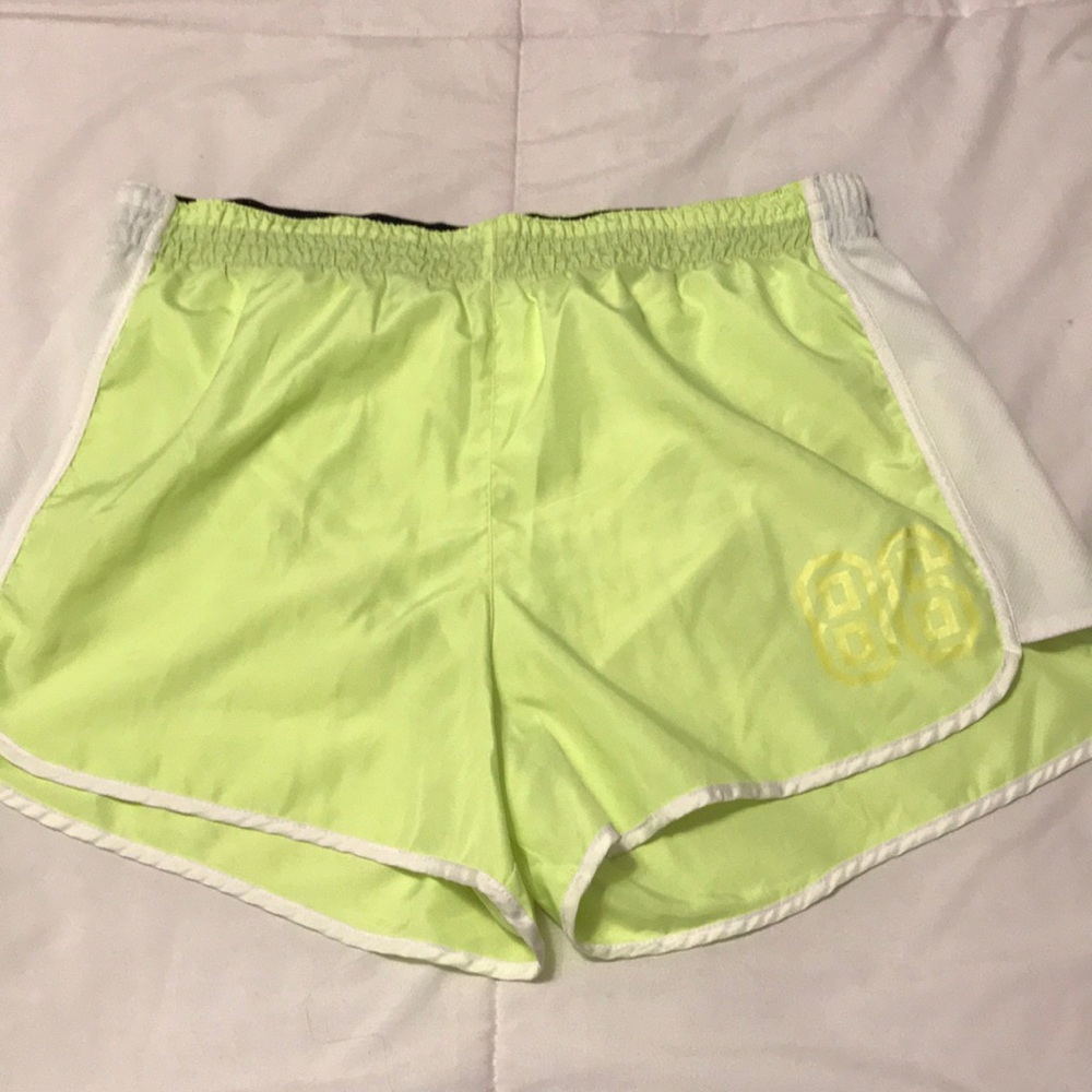 pink shorts cute neon yellow